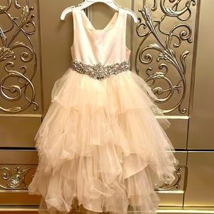 Rare Edition Toddler Girls High Low Tulle Dress